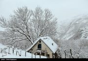 ۲۲ استان کشور در سیطره باد و برف زمستانی