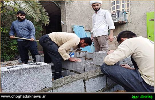 فعالیت ۵۰ نفر از طلاب و روحانیون بسیجی در قالب گروه های جهادی